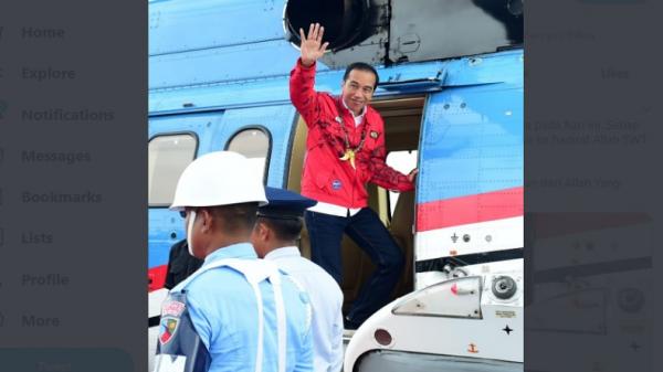 Presiden Jokowi. (Foto: Twitter).