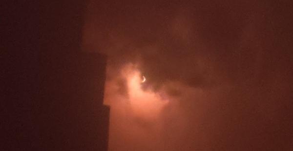 Potret Gerhana Matahari di India