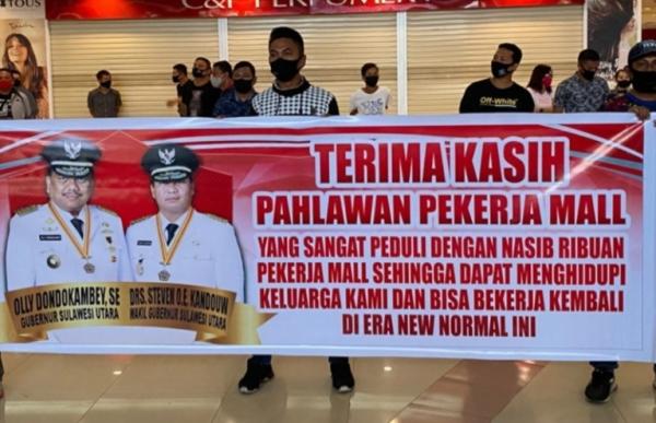 Para Pekerja Mal Salut atas akan dibukanya mal