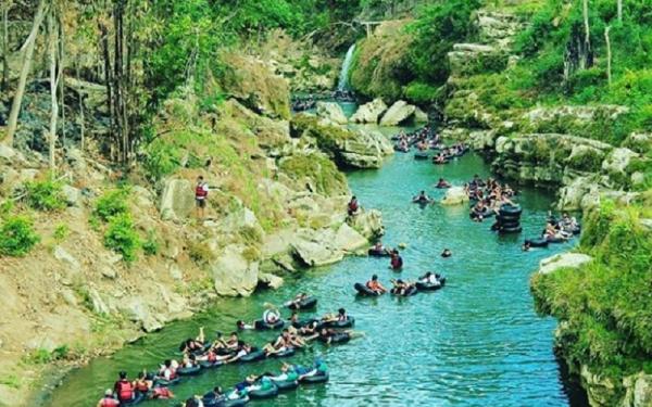 Area wisata Gua Pindul, Gunungkidul (Foto: Instagram/goapindul)