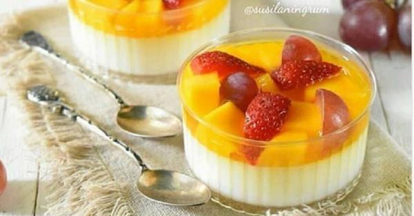Olahan puding susu sapi (Foto: IG @susilaningrum)