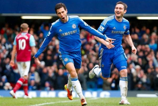 Lampard Hazard Frank Lampard (kanan) sempat bermain bersama Eden Hazard di Chelsea. (Foto: The Sun)