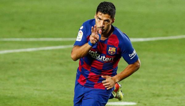 Luis Suarez - 1 Striker Barcelona, Luis Suarez (Foto: Twitter @BarcaUniversal)