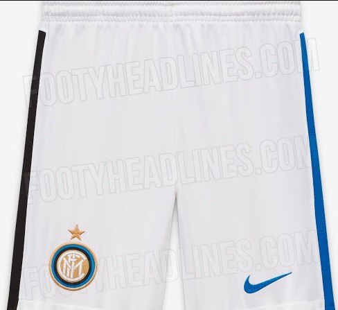 Jersey tandang terbaru Inter Milan mengusung garis kotak-kotak berwarna hitam dan biru. (Foto-Foto: Footyheadlines.com)