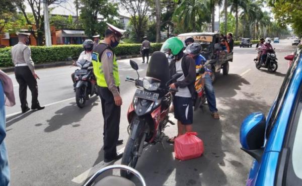 Operasi Patuh 2020 Satlantas Kota Bitung (Foto : iNews.id/Arther)