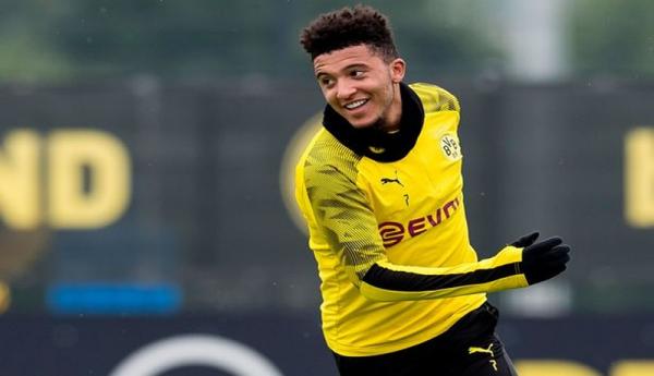 Jadon Sancho 4 Erling Braut Haaland dan Jadon Sancho (Foto: The Sun)