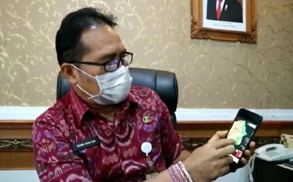 Juru Bicara Gugus Tugas Covid-19 Denpasar, Dewa Gede Rai. (dok iNews.id)