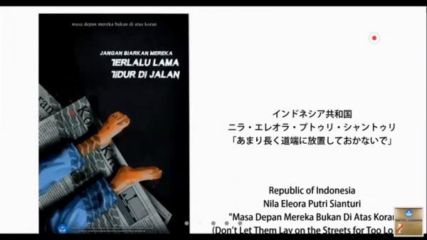 Poster karya Nila Eleora Putri Sianturi  (Foto: Dok Kemendikbud)