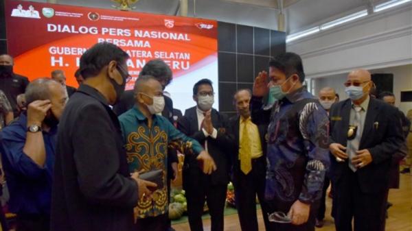 Herman Deru Gubernur Sumatera Selatan Herman Deru dan Ketua PWI Pusat Attal S Depari (Humas Pemprov Sumsel)