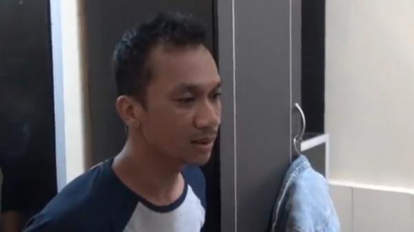 Riko, tukang parkir yang mencuri motor tetangganya (Budi Sunandar/iNews)