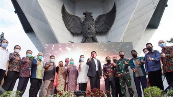Gubernur Sumsel Herman Deru saat membuka Sriwijaya Great Sale (SGS) (Humas Pemprov Sumsel)