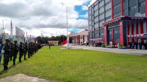 Peringatan HUT ke75 RI di Jayawijaya Papua, Bupati Ini