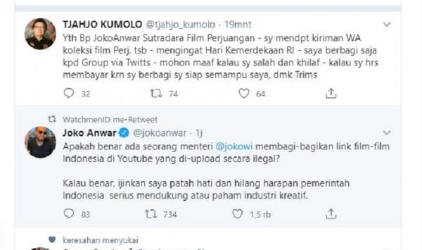 Unggahan Minta Maaf Tjahjo Kumolo (Foto: Istimewa)