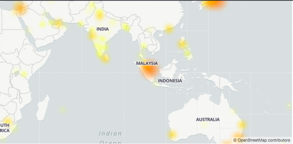 (Foto: Down detector)