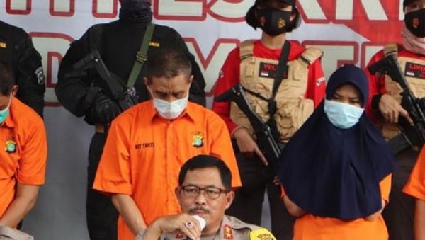 Otak Pelaku pembunuhan, NL (paling kiri) (Foto: Istimewa)