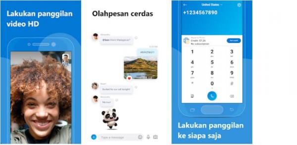 Skype Google PlayStore (iNews.id/esa putra tanjung)