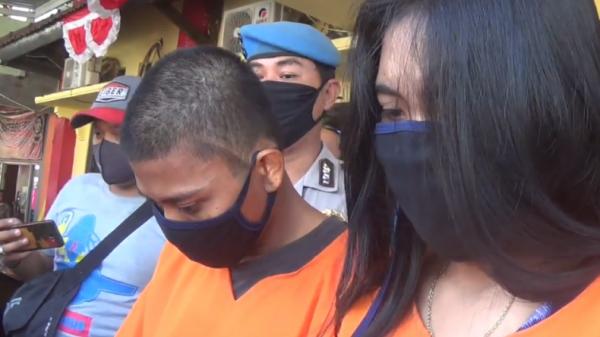 OW (19) mamah muda di Surabaya ditangkap polisi karena edarkan narkoba (Sony Hermawan/iNews)