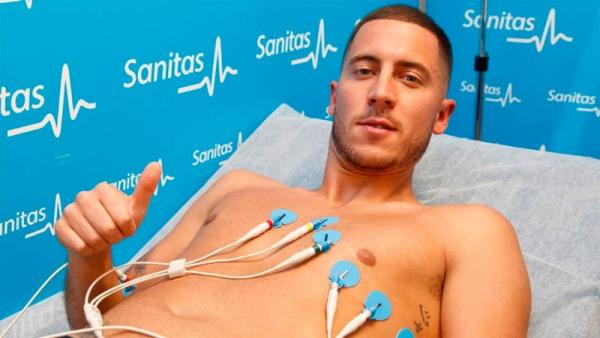 Hazard Eden Hazard kelebihan berat badan saat pertama kali hijrah ke Kakbah. (Foto: Marca)