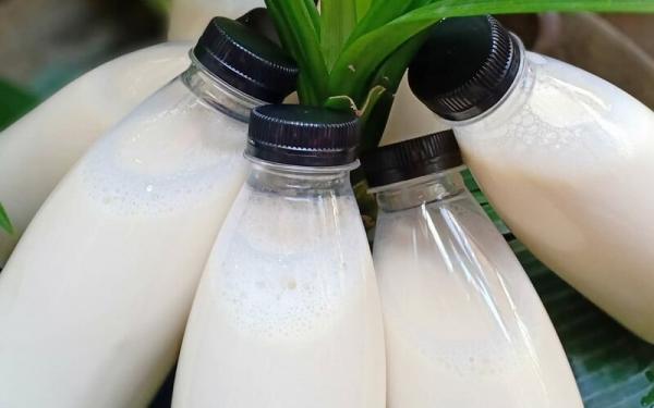 Cara Membuat Susu Kedelai Murni IG@march.kitchen.jkt  (iNews.id/esa putra tanjung)