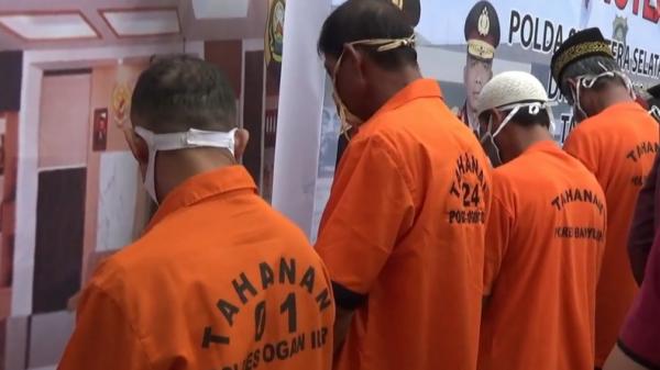 Polda Sumsel tangkap 22 tersangka pembakaran hutan dan lahan (Firdaus/iNews)