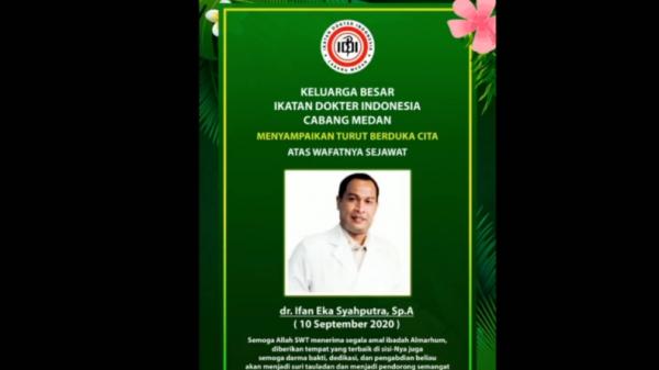 Dokter-1 Dokter di Medan meninggal akibat Covid-19 (Ahmad Ridwan Nasution/iNews)