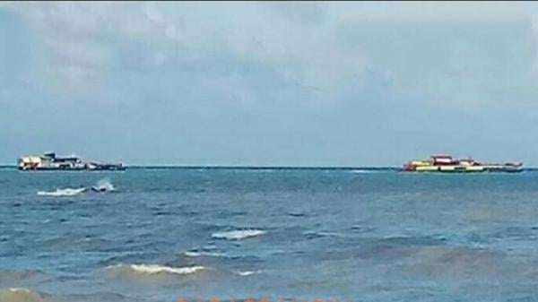 Nelayan Pantai Matras Bangka Tolak Aktivitas Penambangan Pasir Timah di