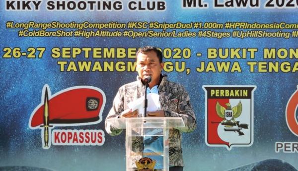 Danjen Kopassus Mayjen TNI Mohamad Hasan membuka lomba. (Foto: Penkopassus).