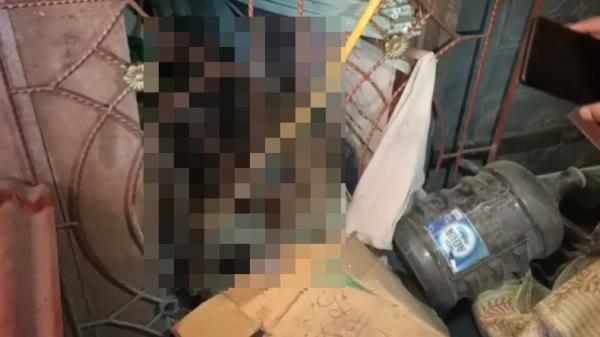 Mayat tinggal tulang ditemukan di gudang warga Bukittinggi Sumbar (Wahyu Sikumbang/iNews)