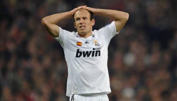 4 Arjen Robben Real Madrid