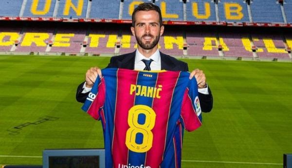 Gelandang Barcelona, Miralem Pjanic (Foto: Football Espana)