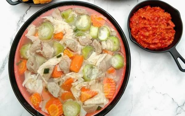 Resep Sayur Sop Bakso Oyong (Foto: Instagram IG@dapurmimi84)