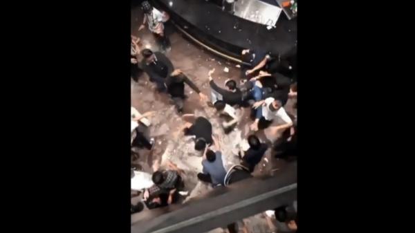 Kericuhan di tempat hiburan malam Arena 9, Palembang, Sumsel (Firdaus/iNews)