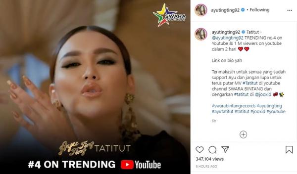 Single Ayu Ting Ting Trending