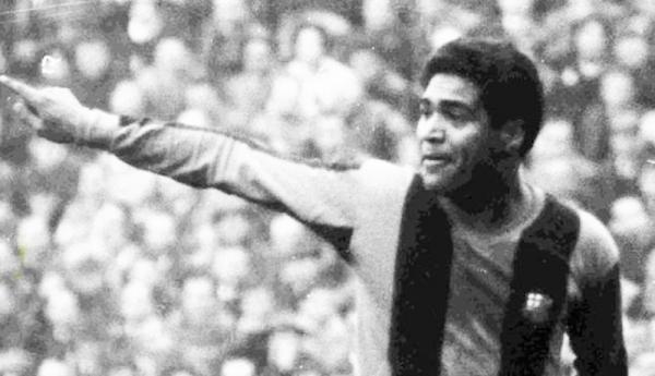 Eks pemain Barcelona, Julio Cesar Benitez (Foto: Dok Barcelona)