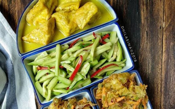 Tumis Labu Siam Ampela (Foto: Instagram IG@dhilasina)