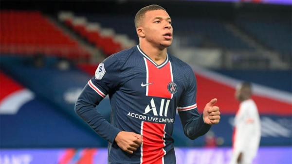 Foto Kylian Mbappe Striker Kylian Mbappe kabarnya ingin meninggalkan PSG tahun depan. (Foto: Sky Sports)