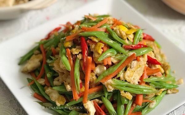 Resep Tumis Buncis Telur Pedas (Foto: Instagram IG@linagui.kitchen)