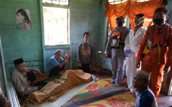 Herlan, salah satu korban tenggelam di Sungai Sambas Besar, Kalimantan Barat ditemukan meninggal dunia. (Ist/Antara)