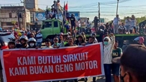 Minta Sirkuit di Makassar Massa Aksi Supaya Tidak Ada 