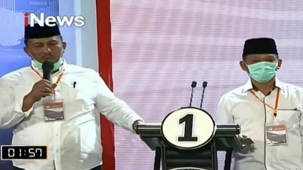 Pasangan nomor urut 1 Abdul Rahman Budding-Moh Faisal Bantilan
