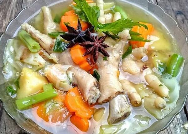 Resep Sop Ceker Segar (Foto: Instagram IG@cooking.with.dila)