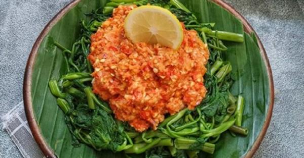 Resep Plecing Kangkung Khas Lombok, Ini Trik agar Sayur Tetap Hijau dan Segar