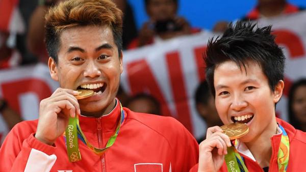 Tontowi Ahmad/Liliyana Natsir – Olimpiade 2016 Tontowi Ahmad/Liliyana Natsir – Olimpiade Rio de Janeiro 2016 (AFP)