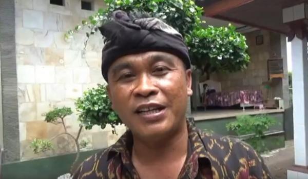 Gede Setiawan, korban pencurian motor bermodus hipnotis di Desa Tibubeneng, Kuta, Bali. (iNews.id/Bagus Alit)