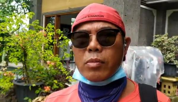 Pemili kafe di Ubud, Gianyar, Bali yang terbakar, Sabtu (14/11/2020) malam. (iNews.id/Nyoman Astana)