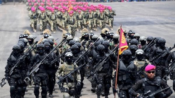 Pasukan Marinir TNI AL. (Foto: Antara).