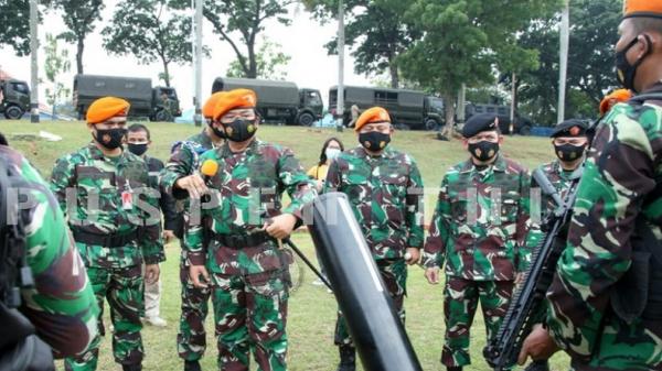 Panglima TNI Paskhas Panglima TNI di Markas Paskhas, Lanud Halim Perdanakusuma, Jakarta, Kamis (19/11/2020). (Foto: Puspen TNI).