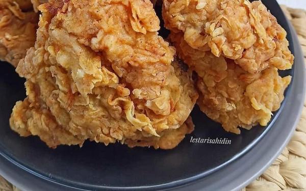Cara Membuat Ayam KFC Spicy (Foto: Instagram @lestarisahidin)