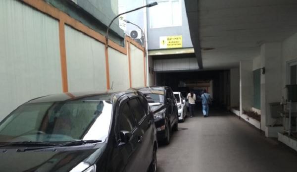 Suasana di parkiran RS Ummi (Foto: Sindo/Haryudi)
