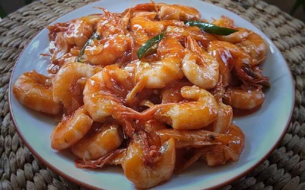 Resep Udang Asam Manis Tomat (Foto: Instagram IG@sri_wibisono)